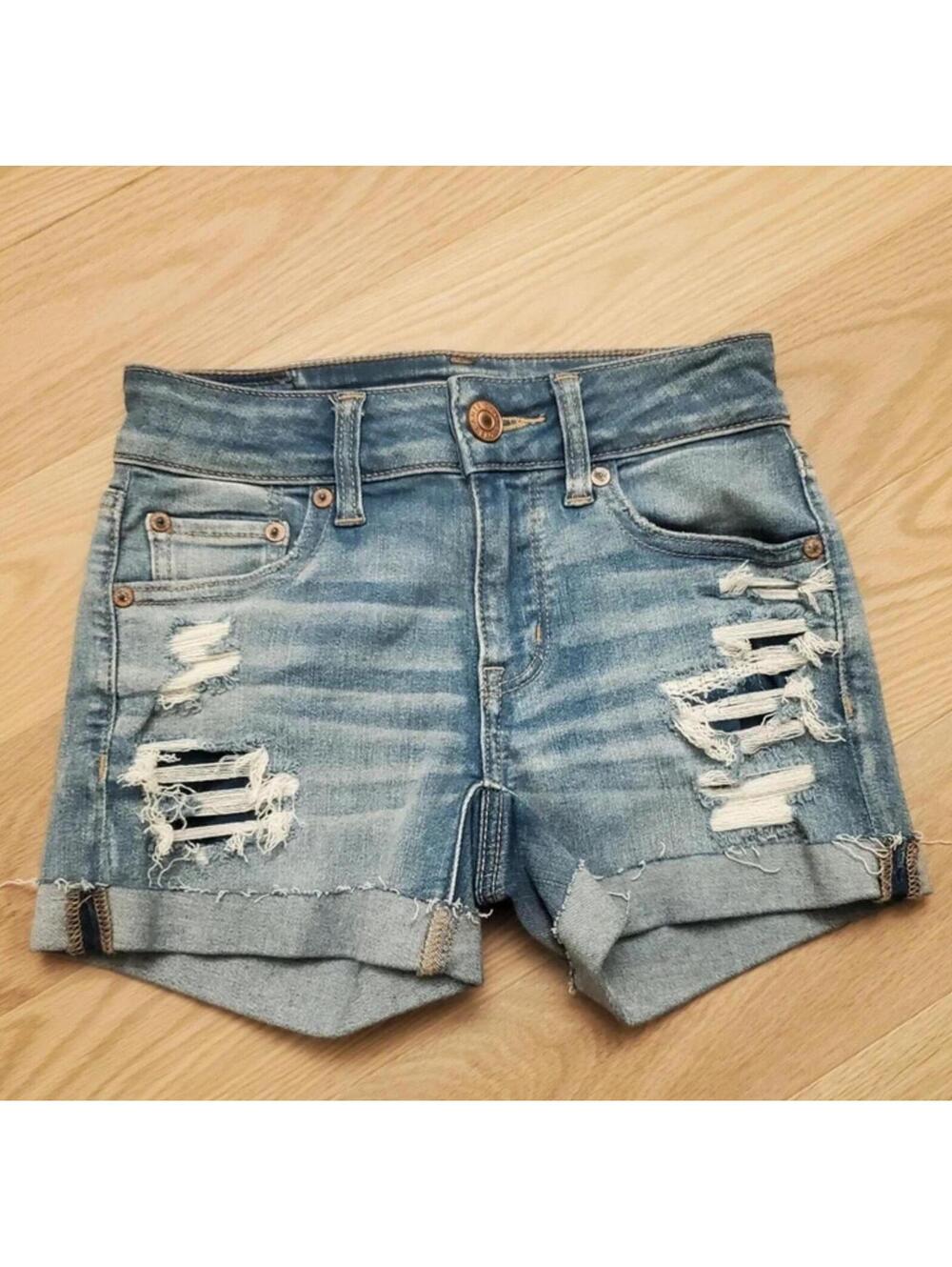 American Eagle Distressed Jeans Shorts